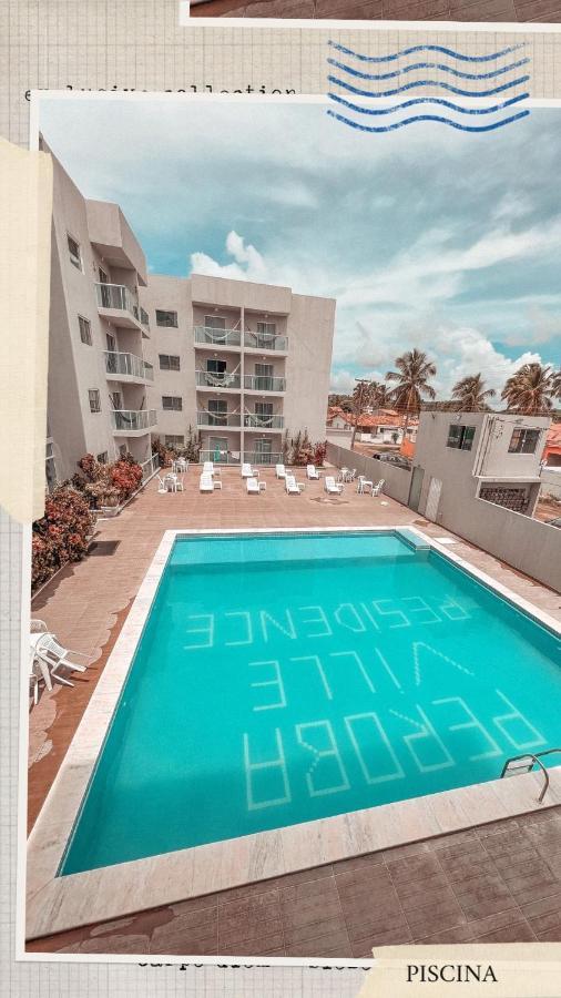 Charmoso Apartamento A 300M Da Praia - Peroba Ville Residence 马拉戈日 外观 照片